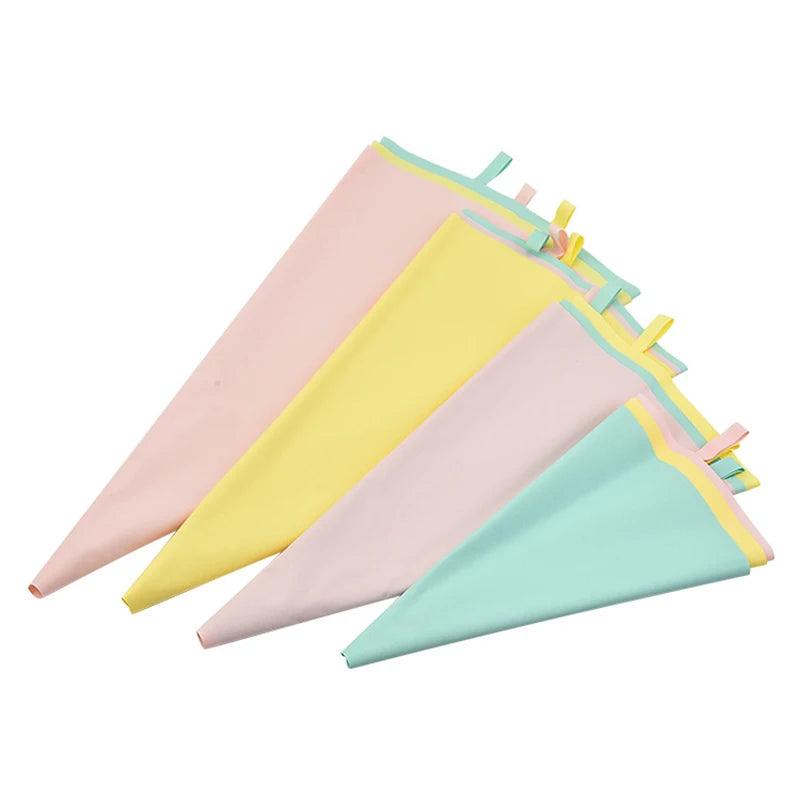 1-10pc DIY Reusable Silicone Piping Bag Pastry Bags Cream Cupcake Decorating Baking Tools Kitchen