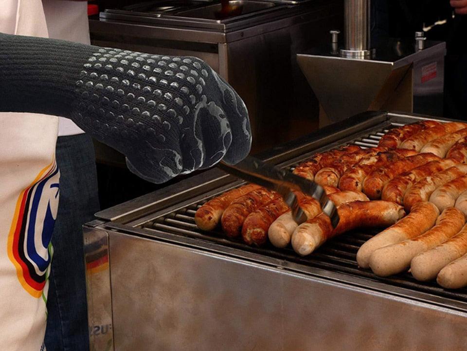 1 pc High Temperature Resistant Gloves Silicone Flame High Temperature Resistant 800 Degrees - BAKEWARE : NEW ZEALAND