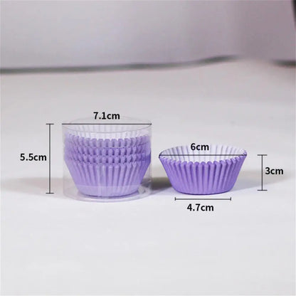 100PCS Cupcake Paper Cups Muffin Cupcake Liner Baking Muffin Box Cup Tray Wedding Party Wrapper