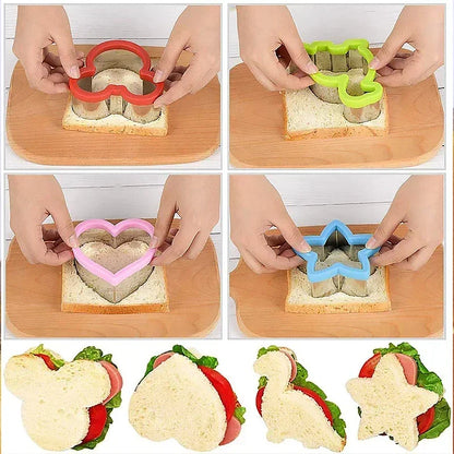 Hot Animal Dinosaur Star Heart Shape Stainless Steel Bread Mould Metal Cookie Cutters