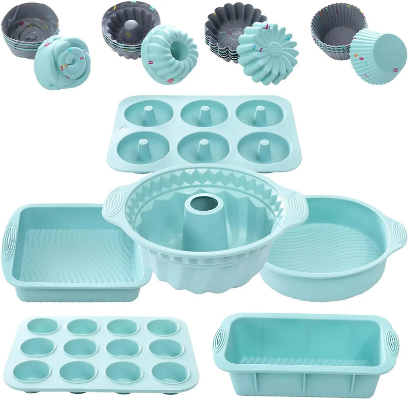 3D Silicone Cake Mold Decorating Tool DIY Pastry Baking Tools for Cake Pan Kitchen Fluted Tube