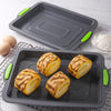 Food Grade Silicone Cake Molds Toast Tray Bread Pan Brownie Dessert Madeleine Cake Moulds