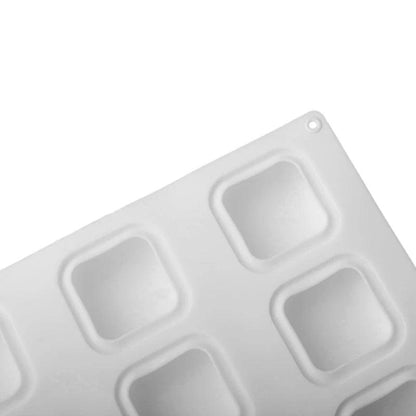 Square Shape Stone Design Soap Mould Silicone Cake Molds Dessert Jelly Mold Kitchen