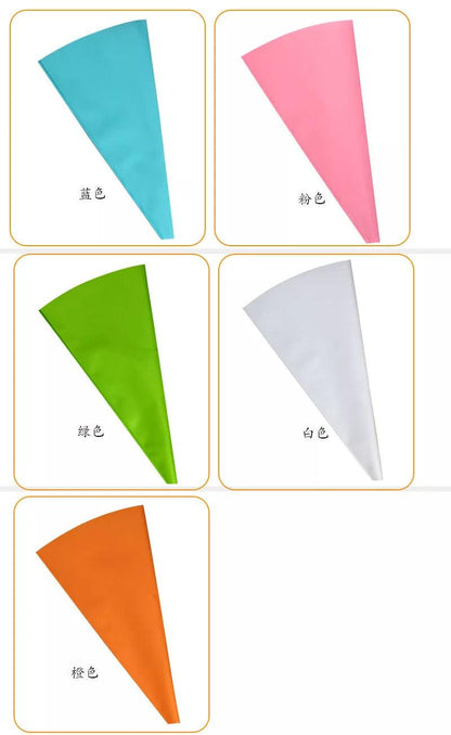 1-10pc DIY Reusable Silicone Piping Bag Pastry Bags Cream Cupcake Decorating Baking Tools Kitchen