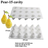 SHENHONG Fruits Mousse Cake Molds Orange Apple Pear Mango Strawberry Durian Silicone Cake Moulds