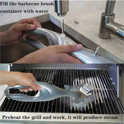 Barbecue Grill Outdoor Steam Cleaning Brushes Suitable For Charcoal Scraper Accessories