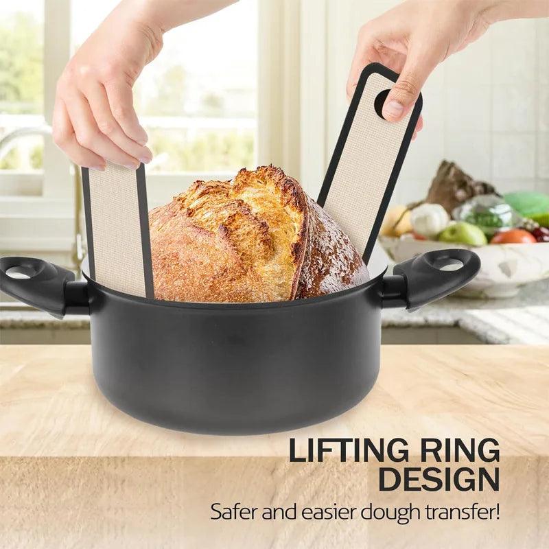 Silicone Bread Sling Dutch Oven Liners Sourdough Baking Supplies Reusable Non-Stick Bread Mat