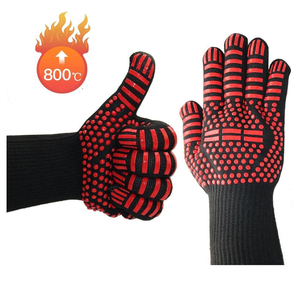 1 pc High Temperature Resistant Gloves Silicone Flame High Temperature Resistant 800 Degrees - BAKEWARE : NEW ZEALAND