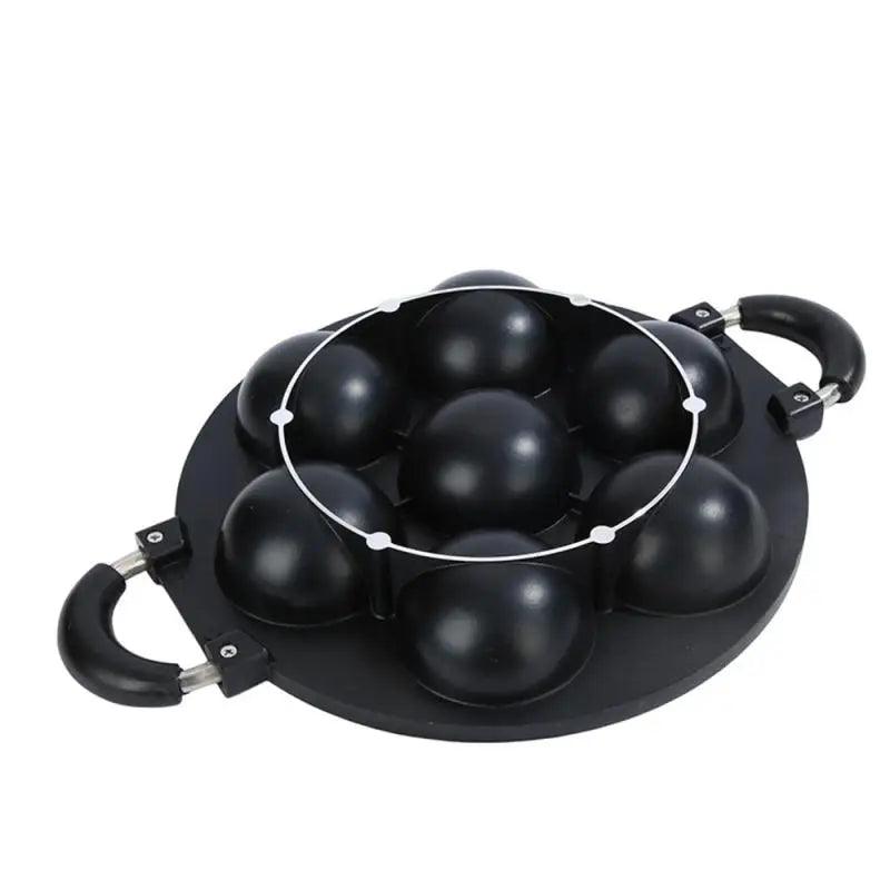 7-Hole Cake Cooking Pan Cast Iron Omelette Pan Non-stick Cooking Pot Breakfast Egg Cooking Pie