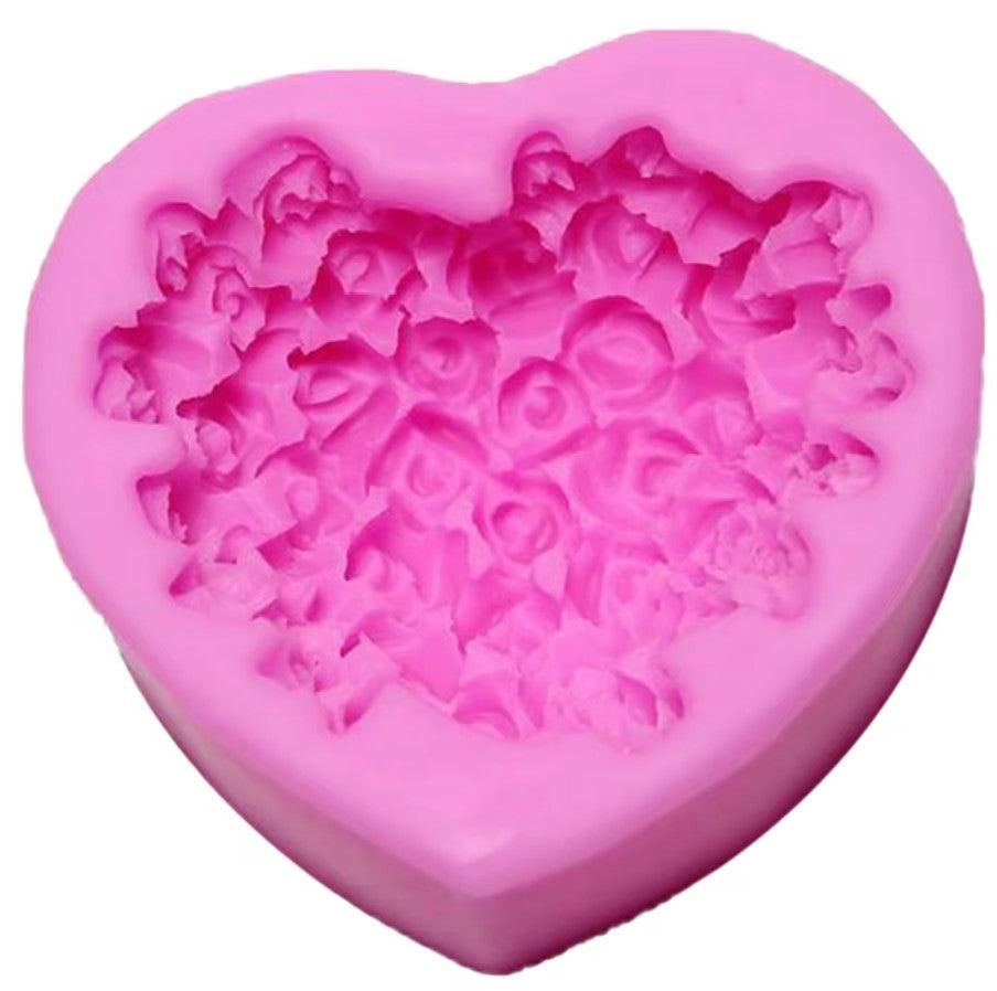 Chocolate Mold Rose Fondant Mold Soap Making Mold For Cake Decorating DIY Home Baking Craft Tools