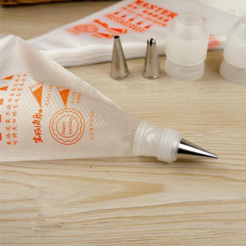 100Pcs Large Pastry Bags Disposable Icing Piping Bag Fondant Cake Cream Pastry Tip Kitchen DIY - BAKEWARE : NEW ZEALAND