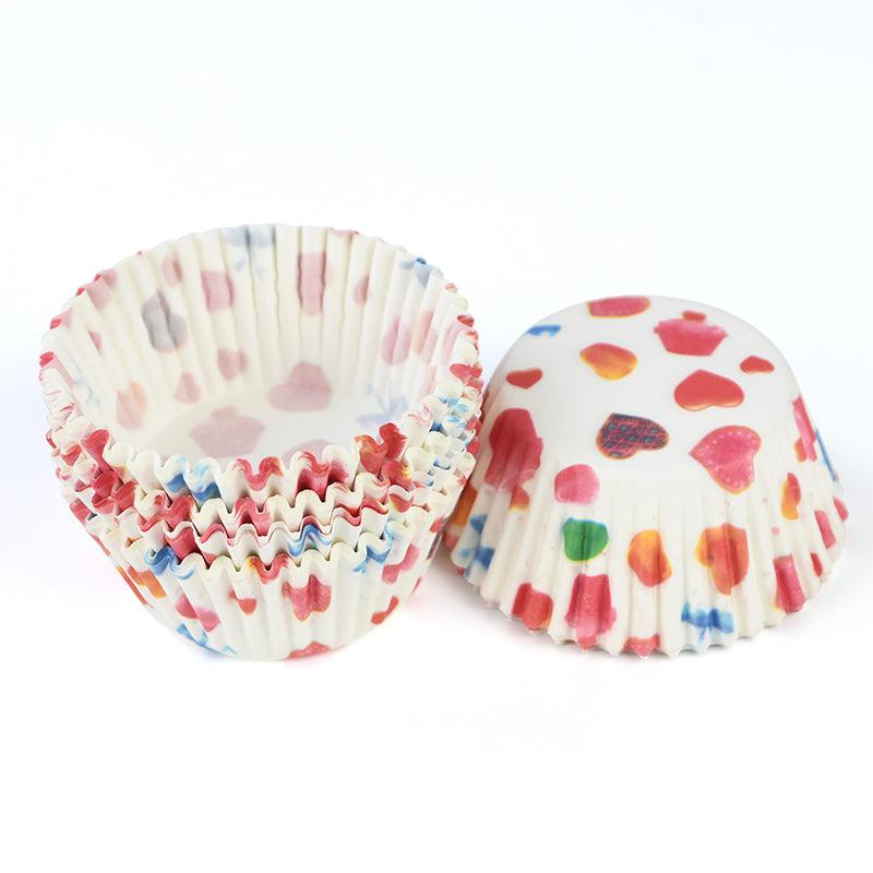 100Pcs Paper Muffin Cup Box Cupcake Liner DIY Birthday Wedding Christmas Home Party Baking Dessert