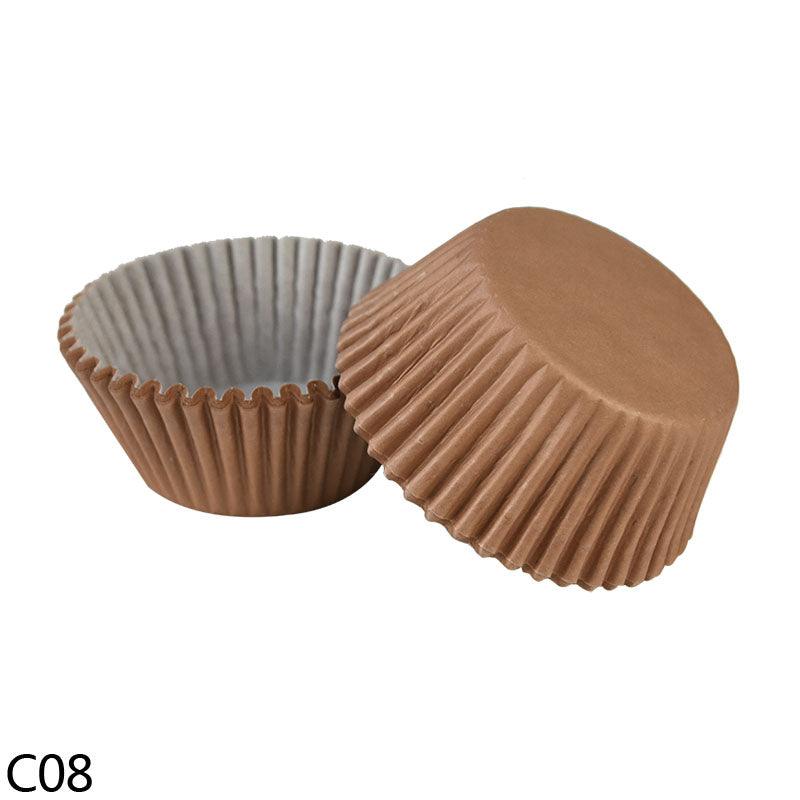 100Pcs Paper Muffin Cup Box Cupcake Liner DIY Birthday Wedding Christmas Home Party Baking Dessert