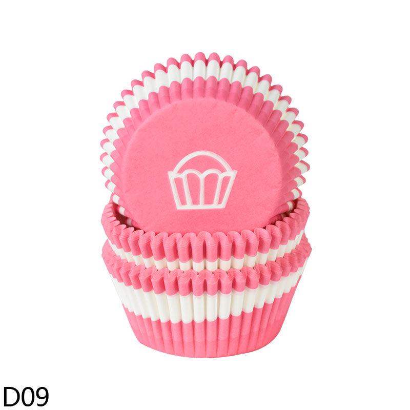 100Pcs Paper Muffin Cup Box Cupcake Liner DIY Birthday Wedding Christmas Home Party Baking Dessert