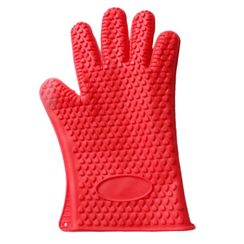 1Pair Silicone Heat Resistant Glove Multifunction Oven Mitts BBQ Gloves Kitchen Potholders Cooking - BAKEWARE : NEW ZEALAND