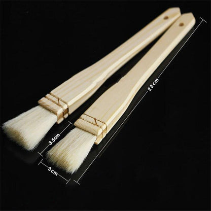 1Pc BBQ Wood Handle Basting Oil Brush Barbecue Cooking Accessories Bristle Brushes Kitchen Gadgets - BAKEWARE : NEW ZEALAND