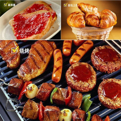 1Pc BBQ Wood Handle Basting Oil Brush Barbecue Cooking Accessories Bristle Brushes Kitchen Gadgets - BAKEWARE : NEW ZEALAND