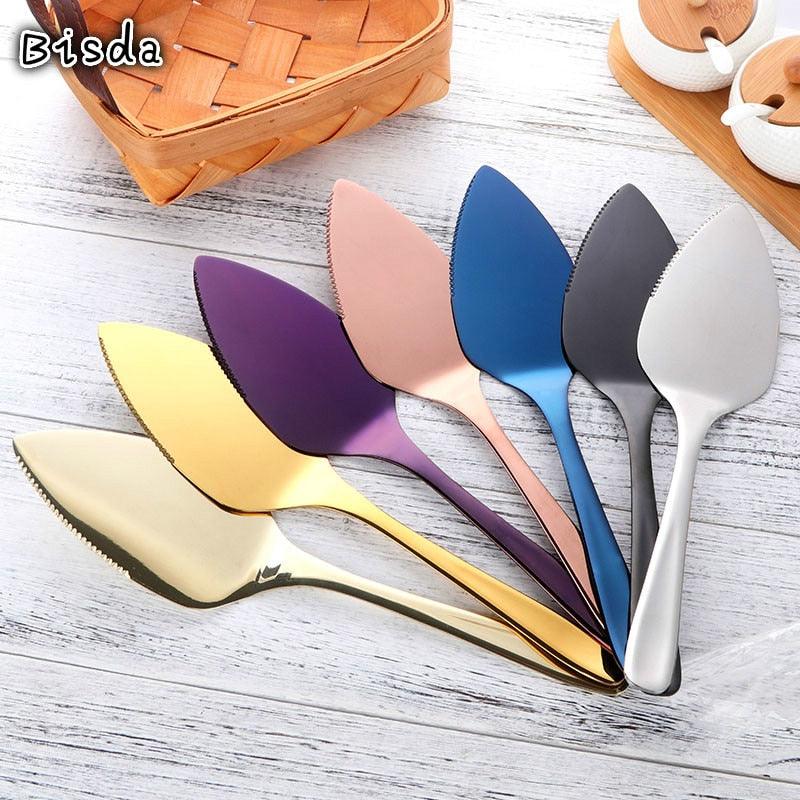 1Pc Big Cake Shovel Stainless Steel Pizza Shovels Baking Tool for Pie Pizza Gold Cake Server