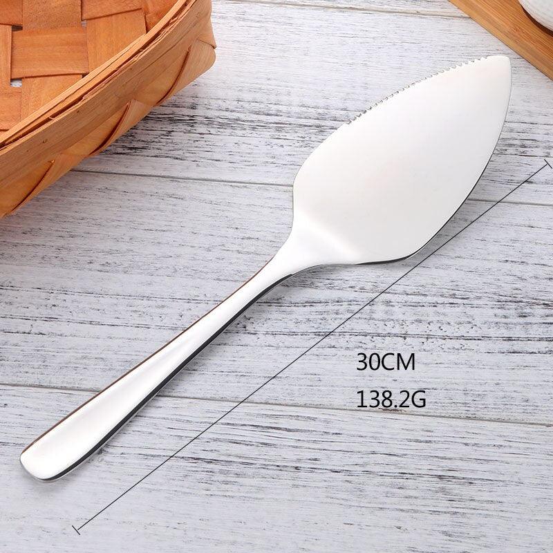 1Pc Big Cake Shovel Stainless Steel Pizza Shovels Baking Tool for Pie Pizza Gold Cake Server