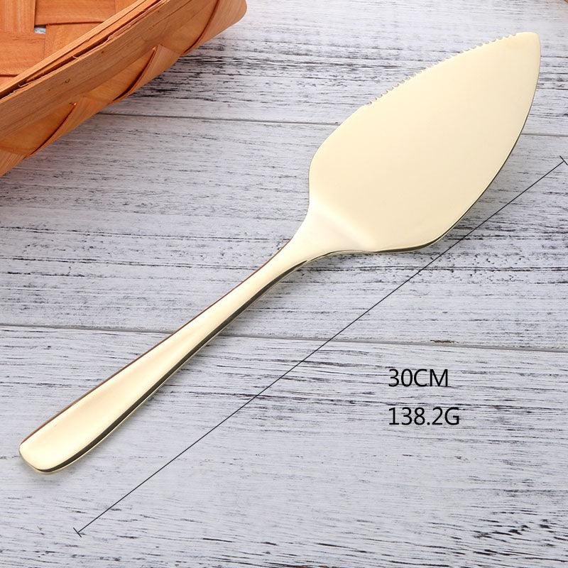 1Pc Big Cake Shovel Stainless Steel Pizza Shovels Baking Tool for Pie Pizza Gold Cake Server