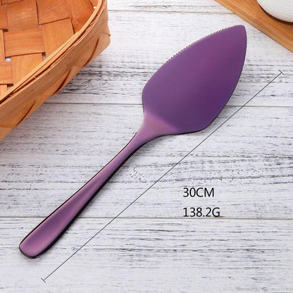 1Pc Big Cake Shovel Stainless Steel Pizza Shovels Baking Tool for Pie Pizza Gold Cake Server