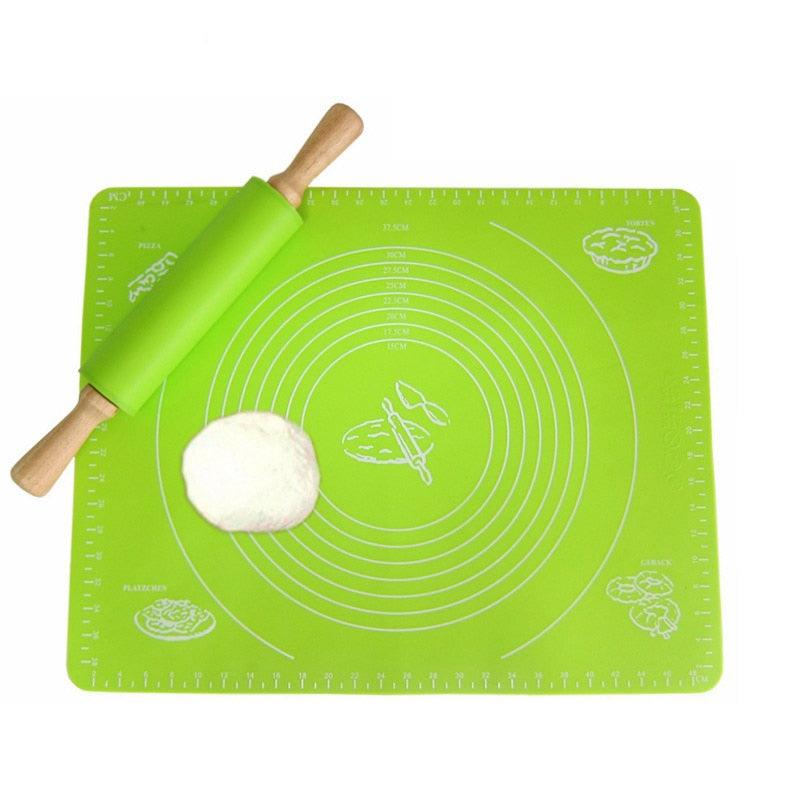 1pc Non-Stick Silicone Mat Rolling Dough Liner Pad Pastry Cake  Bakeware Paste Flour Table Sheet - BAKEWARE : NEW ZEALAND