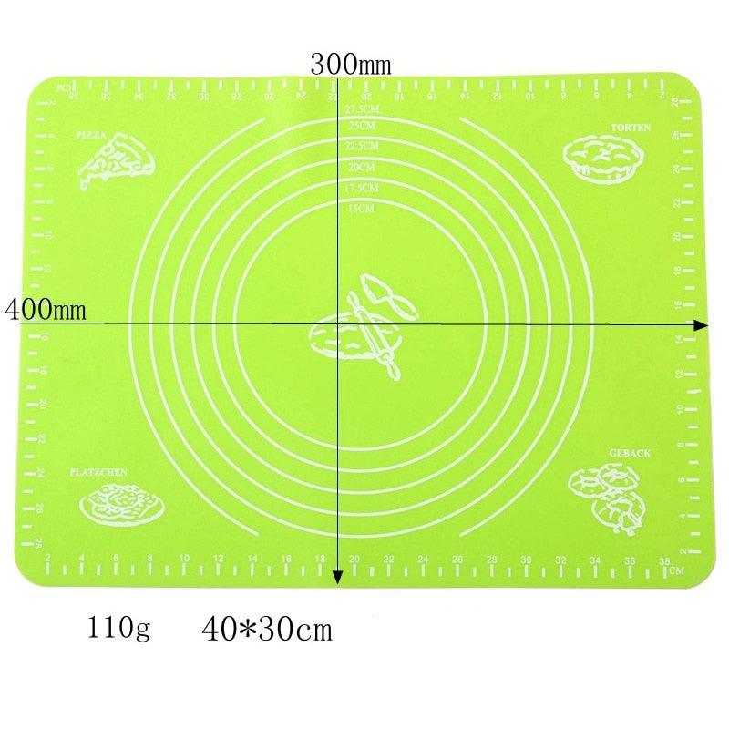 1pc Non-Stick Silicone Mat Rolling Dough Liner Pad Pastry Cake  Bakeware Paste Flour Table Sheet - BAKEWARE : NEW ZEALAND