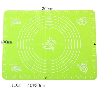 1pc Non-Stick Silicone Mat Rolling Dough Liner Pad Pastry Cake  Bakeware Paste Flour Table Sheet - BAKEWARE : NEW ZEALAND