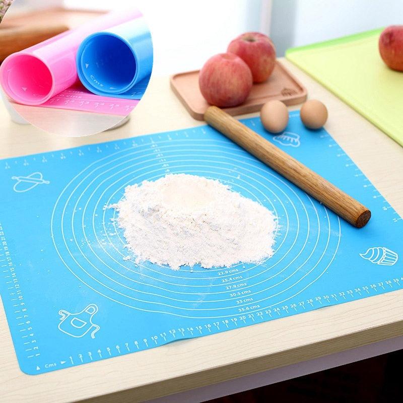 1pc Non-Stick Silicone Mat Rolling Dough Liner Pad Pastry Cake  Bakeware Paste Flour Table Sheet - BAKEWARE : NEW ZEALAND