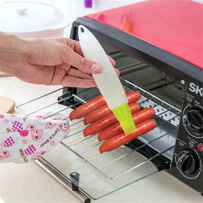 1pc Silicone Brush Liquid Oil Pen Cake Butter Bread Pastry Brush Baking Tool BBQ Utensil Safety - BAKEWARE : NEW ZEALAND