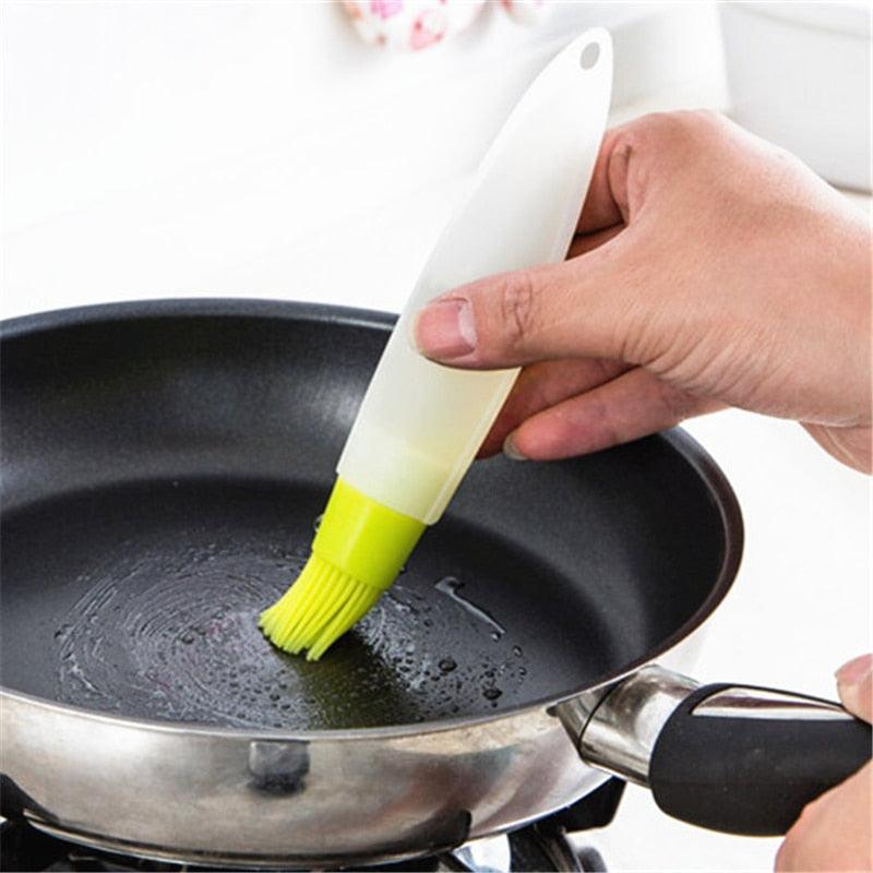 1pc Silicone Brush Liquid Oil Pen Cake Butter Bread Pastry Brush Baking Tool BBQ Utensil Safety - BAKEWARE : NEW ZEALAND