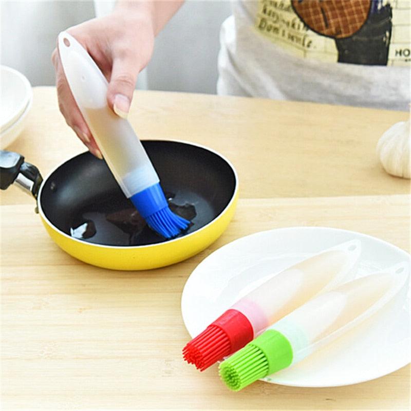 1pc Silicone Brush Liquid Oil Pen Cake Butter Bread Pastry Brush Baking Tool BBQ Utensil Safety - BAKEWARE : NEW ZEALAND