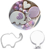 1pcs patisserie reposteria Elephant Balloon Mold Metal Cookie Cutter Fondant Cake Decor Tools