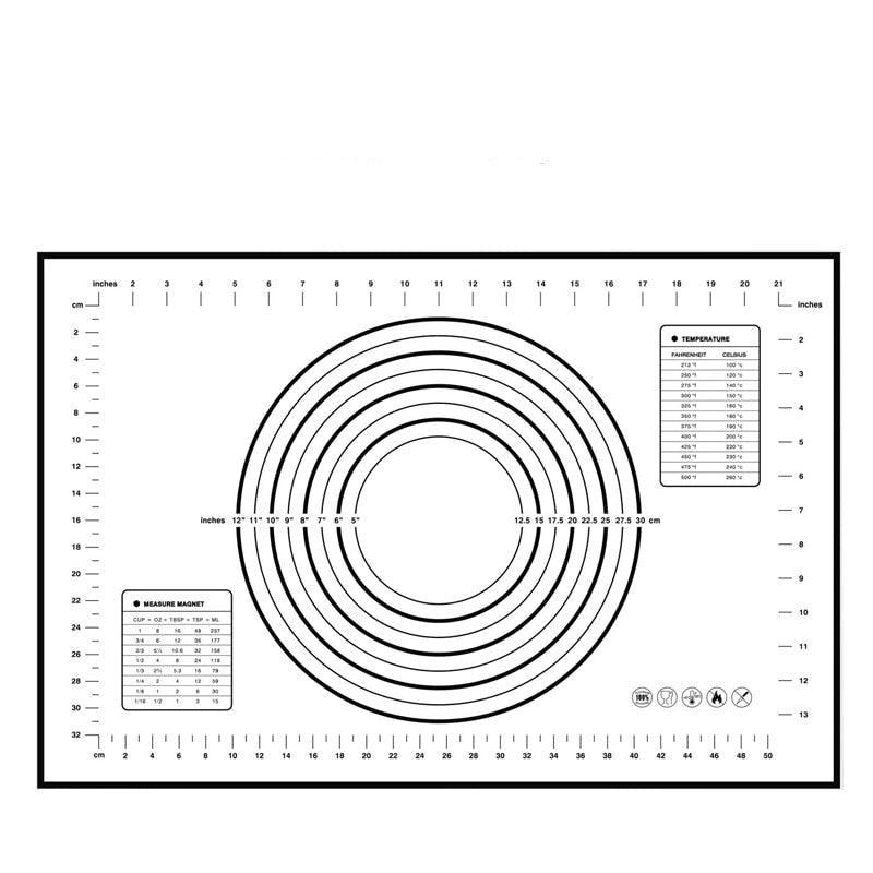 26 Designs Silicone Baking Mat Nonstick Rolling Dough Mat High Quality Pastry Pad Kneading Dough - BAKEWARE : NEW ZEALAND