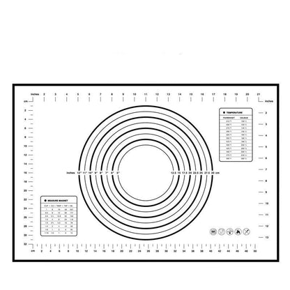 26 Designs Silicone Baking Mat Nonstick Rolling Dough Mat High Quality Pastry Pad Kneading Dough - BAKEWARE : NEW ZEALAND