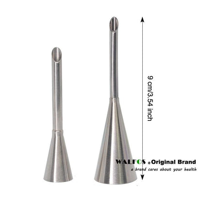 2pcs Puff Nozzle Tip Confectionery Stainless Steel Cake Cupcake Puffs Injection Tool Russian Icing