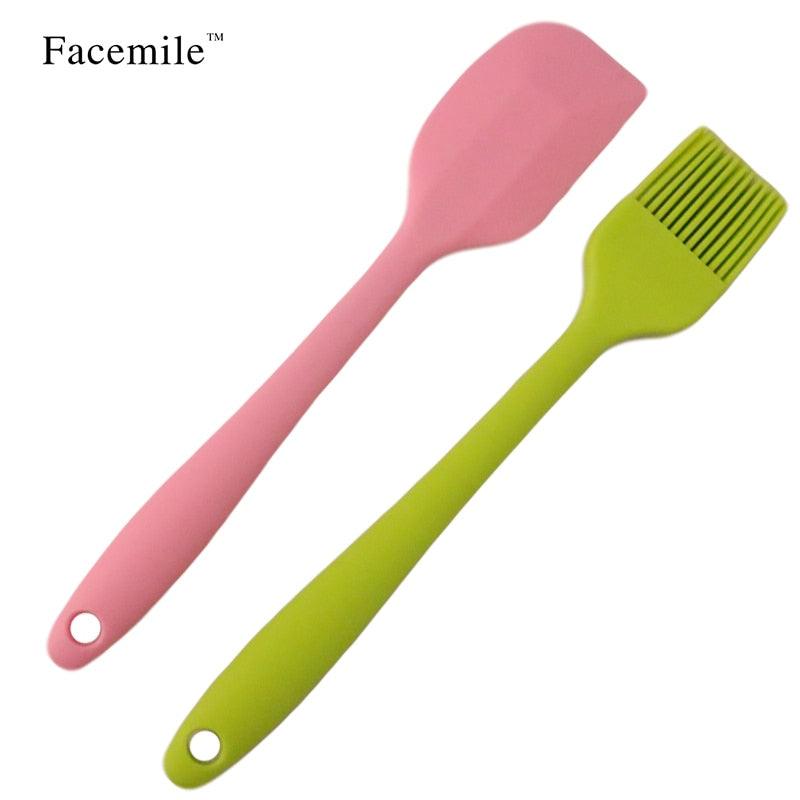 2pcs/set Silicone Bakeware Utensil Basting Pastry Baking Cooking BBQ Tools Cake Brush and Cake - BAKEWARE : NEW ZEALAND