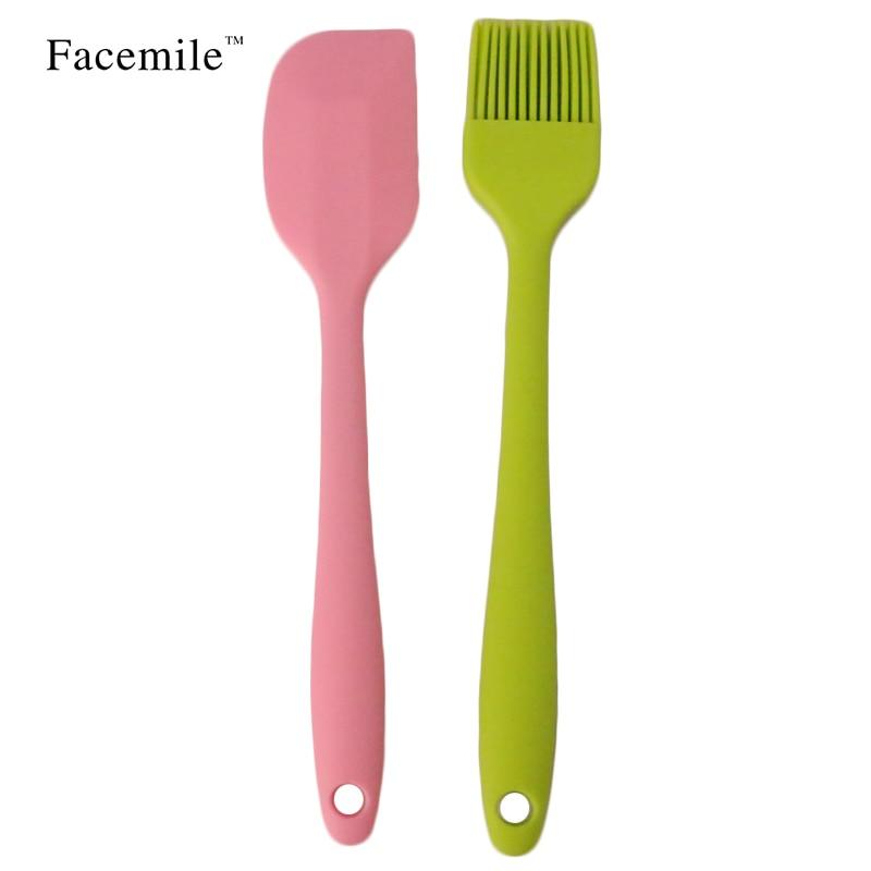 2pcs/set Silicone Bakeware Utensil Basting Pastry Baking Cooking BBQ Tools Cake Brush and Cake - BAKEWARE : NEW ZEALAND