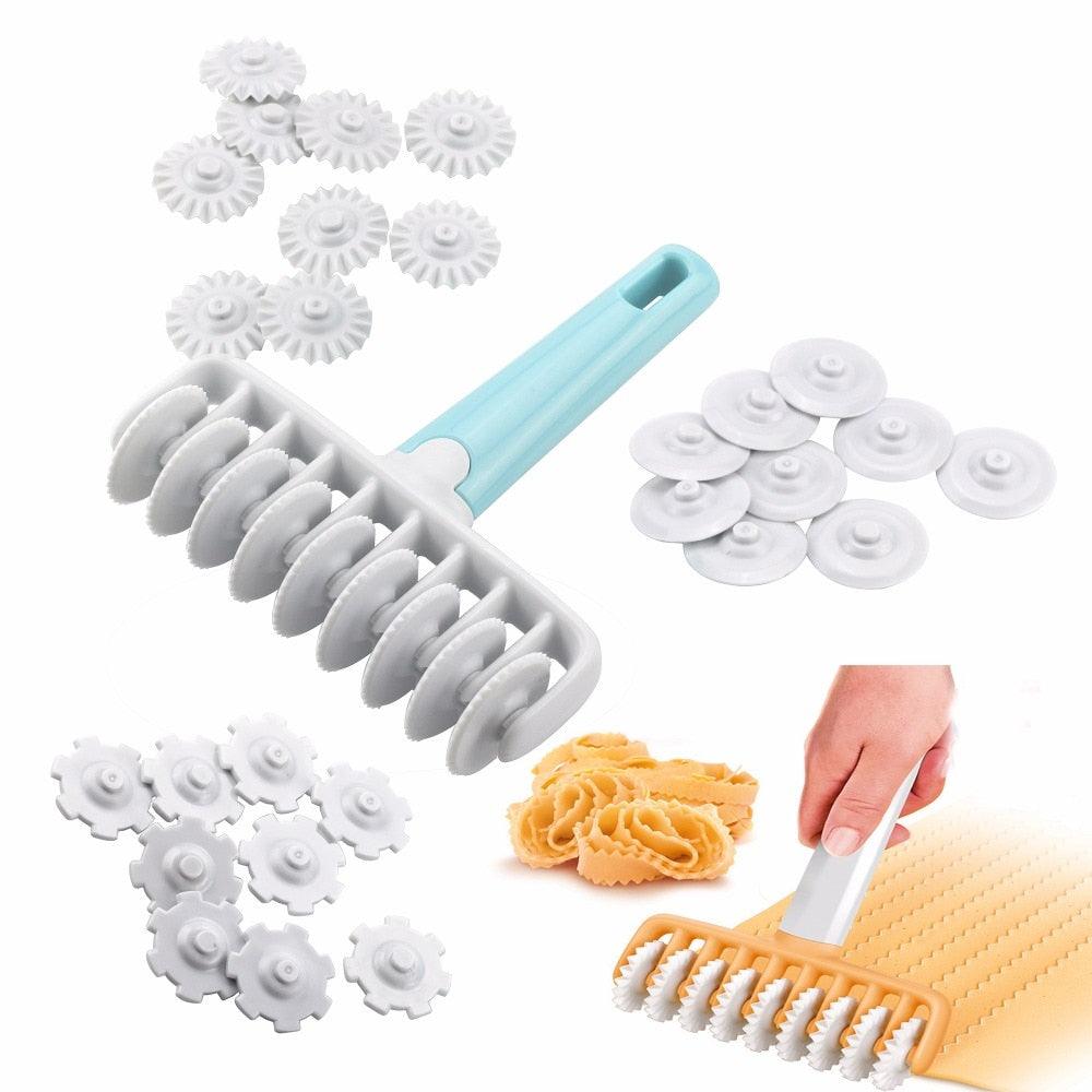 37pcs/set Kitchen Baking Tool Fondant Ribbon Cutter - 4 Different Gears Embosser Set Noodle Dough - BAKEWARE : NEW ZEALAND