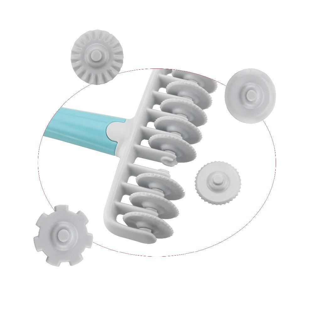 37pcs/set Kitchen Baking Tool Fondant Ribbon Cutter - 4 Different Gears Embosser Set Noodle Dough - BAKEWARE : NEW ZEALAND