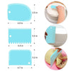 3Pcs/Set Plastic Cake Scraper Set Multifunction Blade Fondant Cake Decoration Tool Pastry Cream - BAKEWARE : NEW ZEALAND