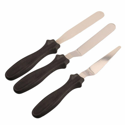 3pcs/set Blade Angled Espatula Spatula Cake Icing Spatula Smooth Filling Tool Cutter Set Wedding - BAKEWARE : NEW ZEALAND