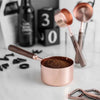 4pcs/set Stainless Steel Measuring Cups with Wood Handle Rose Gold For Baking Sugar - BAKEWARE : NEW ZEALAND