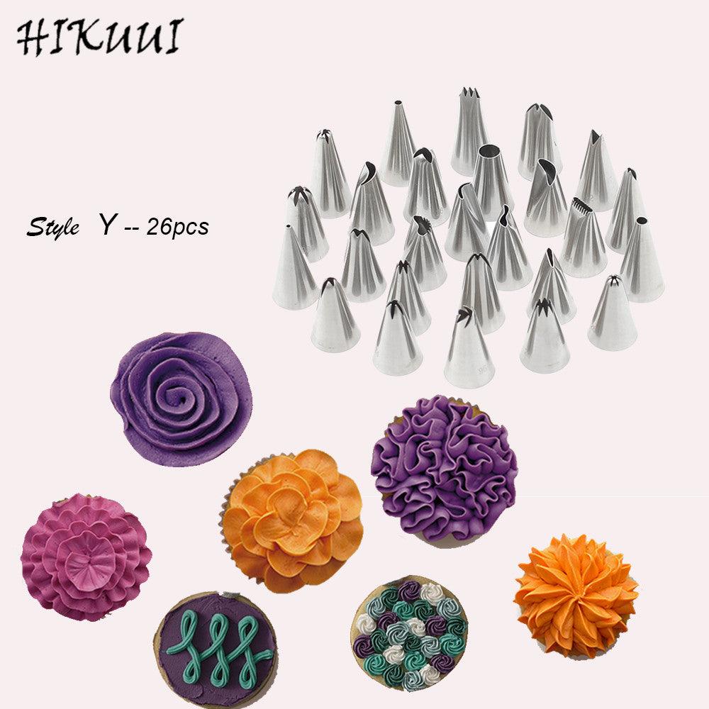 76PCS Stainless Steel Pastry Nozzles Set Icing Piping Tips Russian Korean Style Ball Shape Nozzle - BAKEWARE : NEW ZEALAND