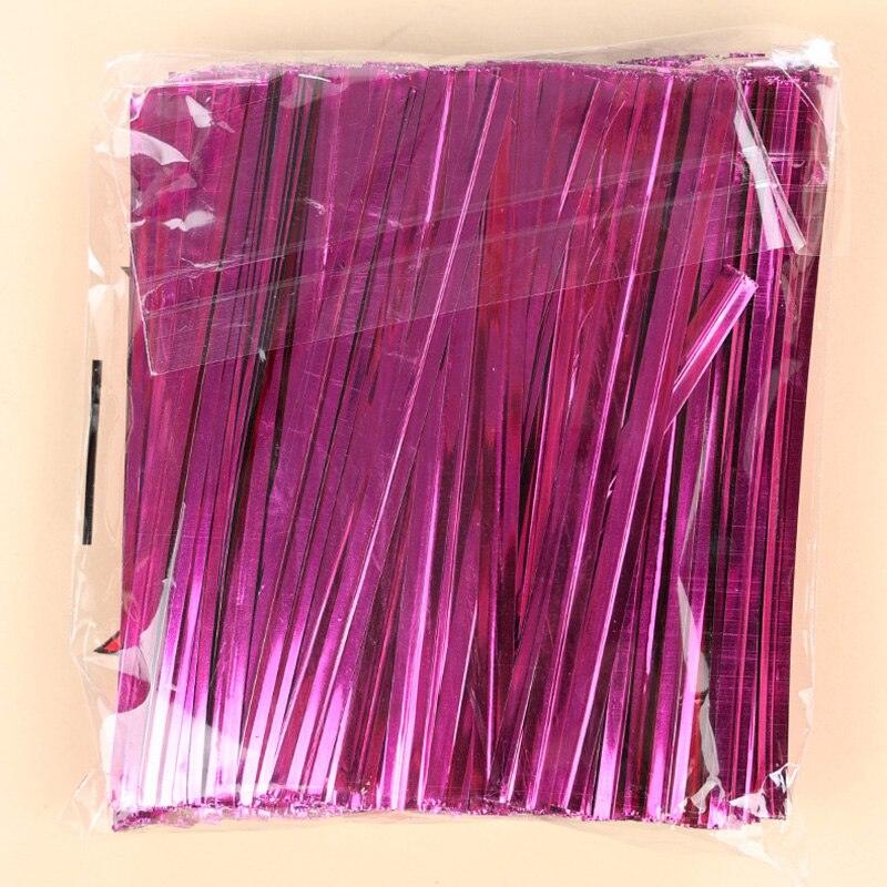 800pcs 8cm Twist Tie Gift Bags Sealing String Cord Candy Cookie Bag Twist Wire for Wedding Birthday