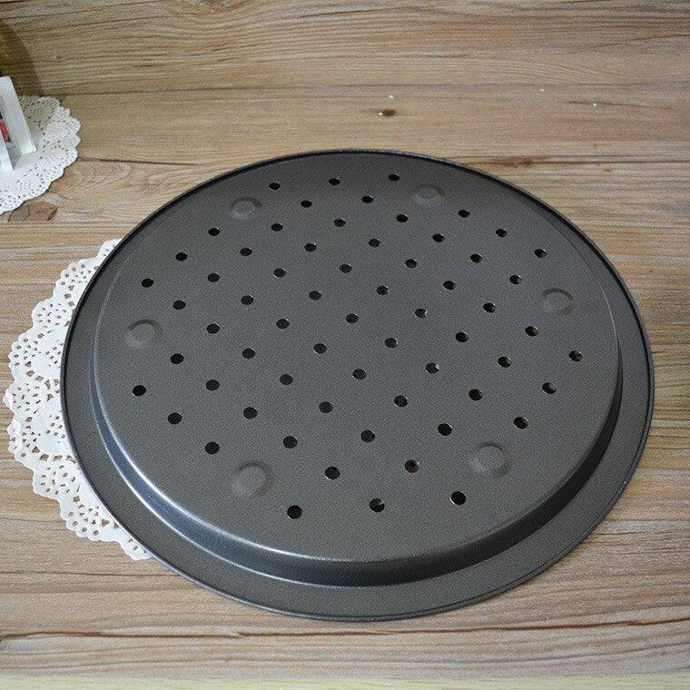 14 inch Thickening Pizza Shallow Dish Nonstick Carbon Steel Pizza Plate Baking Mould - BAKEWARE : NEW ZEALAND