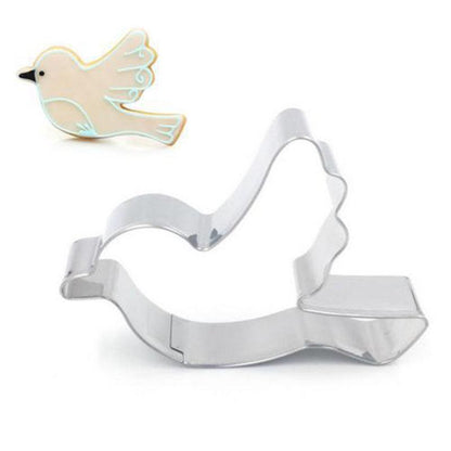 Birds pigeons stainless steel cute cutting biscuit mould cake moulds fruit sugar mold - BAKEWARE : NEW ZEALAND