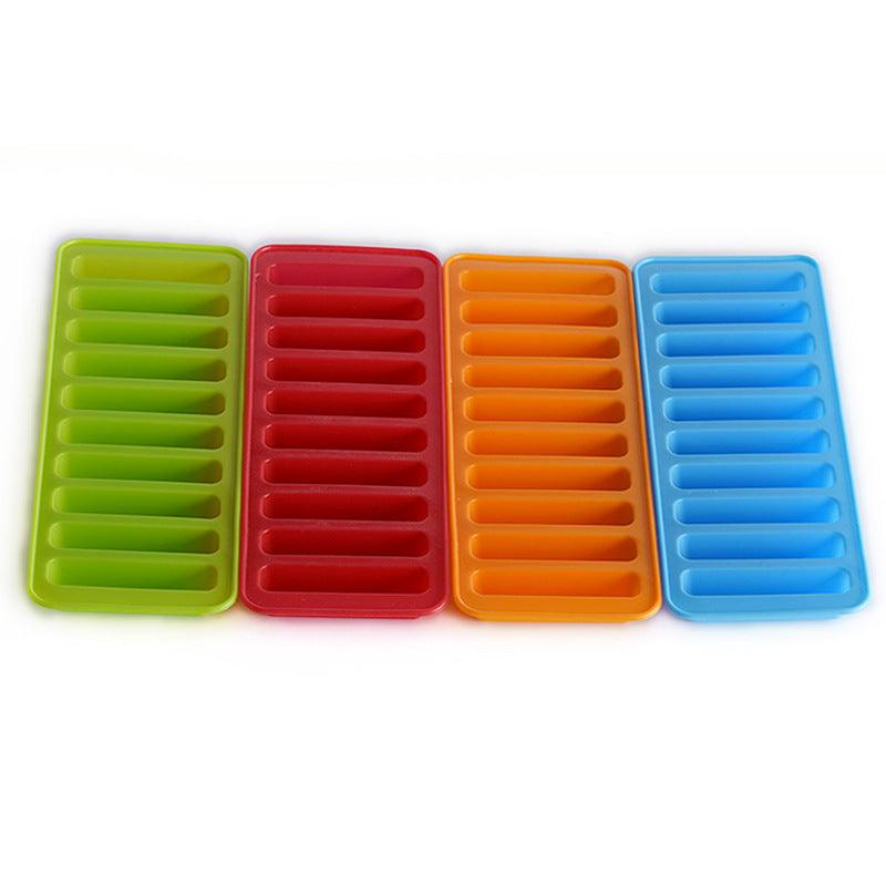 10 Holes Finger Shaped Silicon Cookies Chocolate Jelly Candy Cake Bakeware Mold