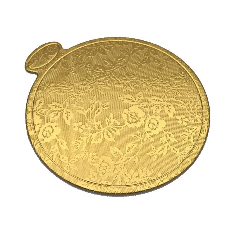 100pcs/Set Gold Printing Round Mousse Cake Boards Paper Cupcake Dessert Displays Tray Wedding - BAKEWARE : NEW ZEALAND