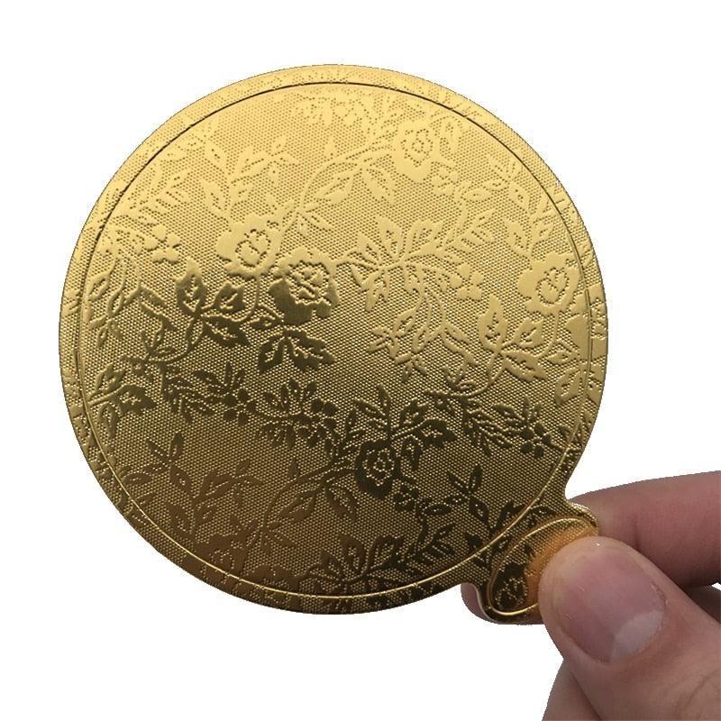 100pcs/Set Gold Printing Round Mousse Cake Boards Paper Cupcake Dessert Displays Tray Wedding - BAKEWARE : NEW ZEALAND